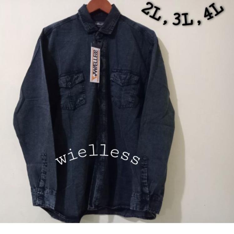 Murah Banget BAJU KEMEJA LEVIS/JEANS PRIA LENGAN PANJANG UK XXL.XXXL.XXXXL
