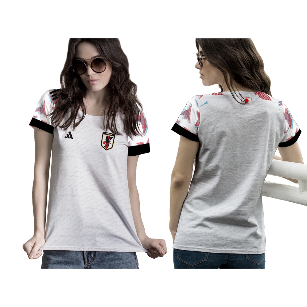 [Tinishop] Kaos Jersey Wanita Piala Dunia 2022 Japan | Kaos Wanita Piala Dunia Fullprint