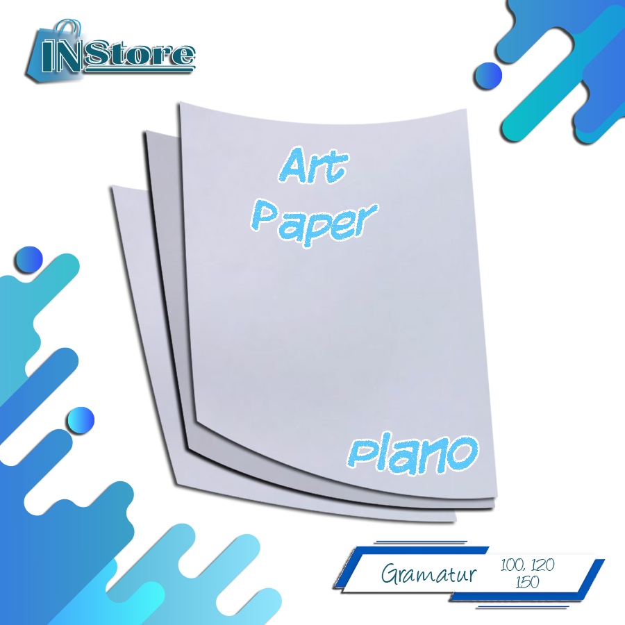 

KERTAS ART PAPER 120, 150gsm, PLANO