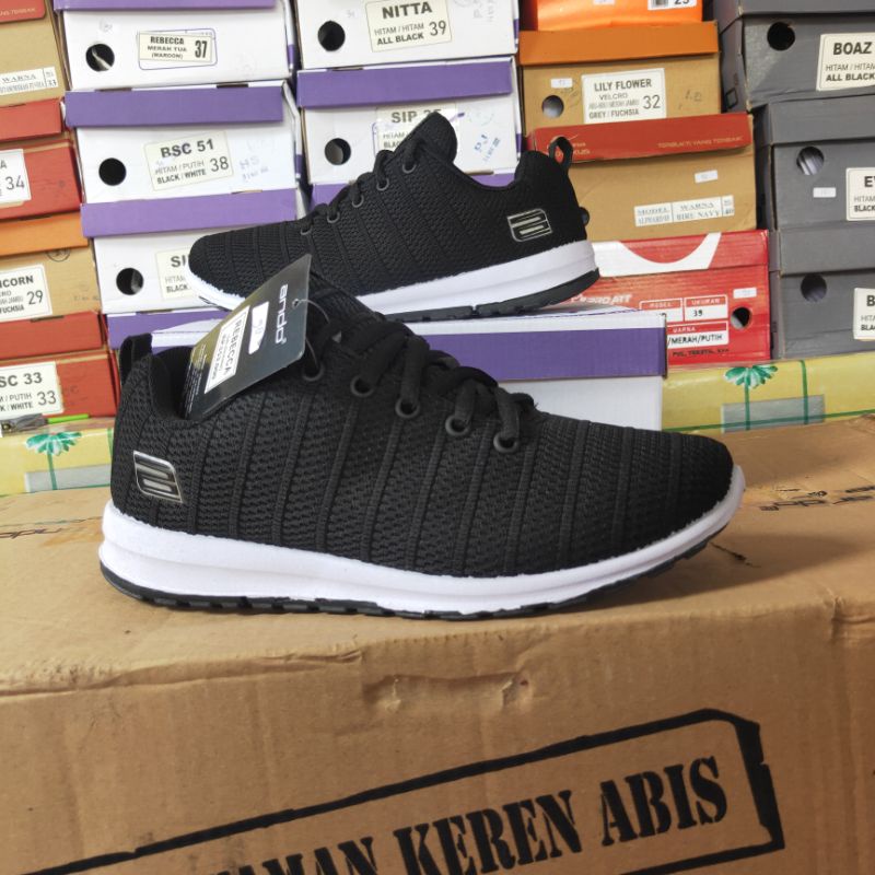 PROMO Sepatu Sekolah Anak Sneakers Sepatu Anak Laki-Laki Perempuan ANDO REBECCA ORI