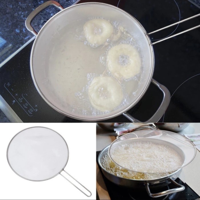 ( KODE 123 ) READY DIAMETER 29CM Saringan PELINDUNG PENGHALANG PERCIKAN CIPRATAN MINYAK Goreng Masak