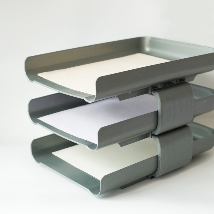 

MURAH BOS Execuitive Tray 3 Susun/ Rak/ Meja/ Laci/ Dokument/ Kertas/ File Code 2648