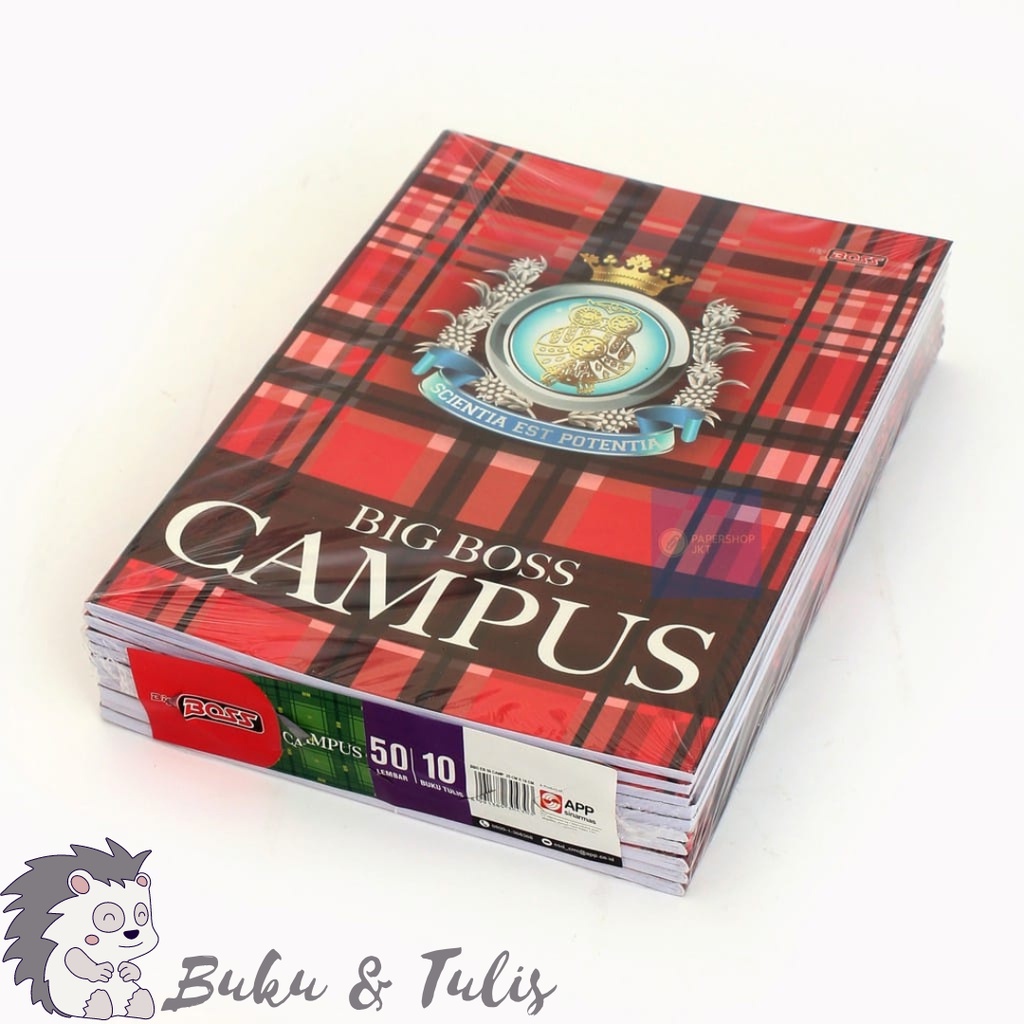 

1 Pack Buku tulis Campus Big Bos 50 Lembar | Buku&Tulis