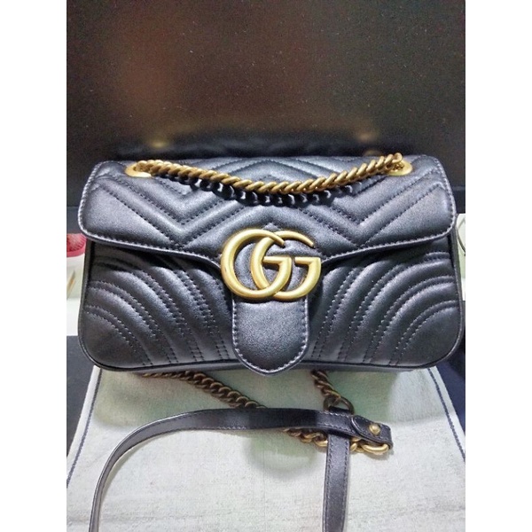 tas gucci marmont preloved kulit asli