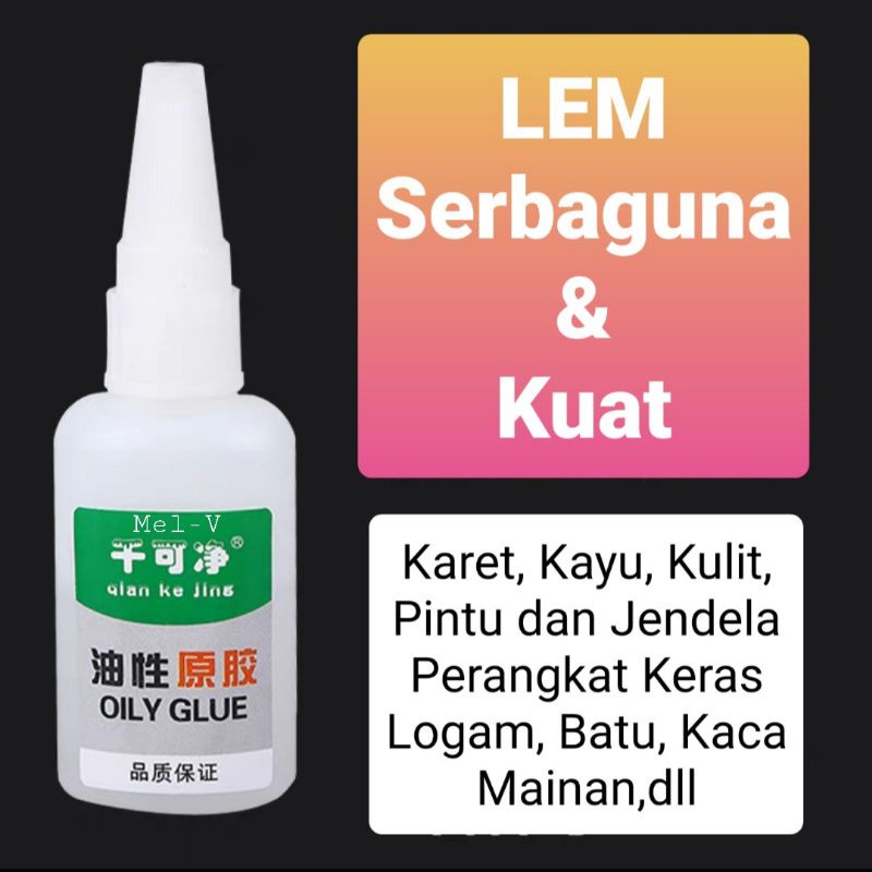 [100% ORIGINAL] LEM SUPER GLUE SERBAGUNA CAIRAN SUPER PEREKAT KUAT LEM KOREA G LEM SEPATU LEM SETAN SERBAGUNA