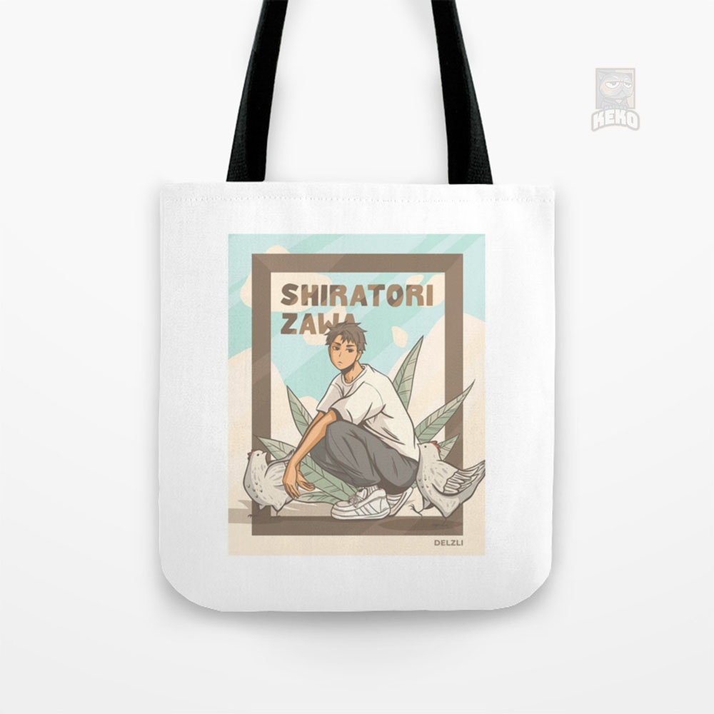 Ushijima Wakatoshi Tote Bag Kanvas