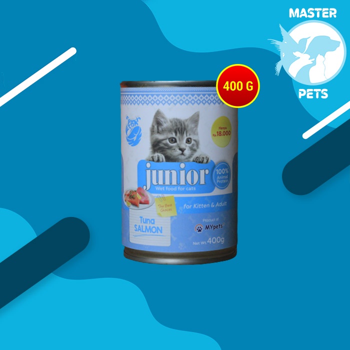 Makanan Kucing Basah Junior Wet Food Kaleng 400 Gram