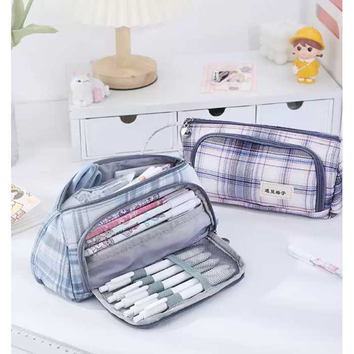 

KOTAK PENSIL CANVAS JUMBO PRO USER MODEL TAS GOOD QUALITY