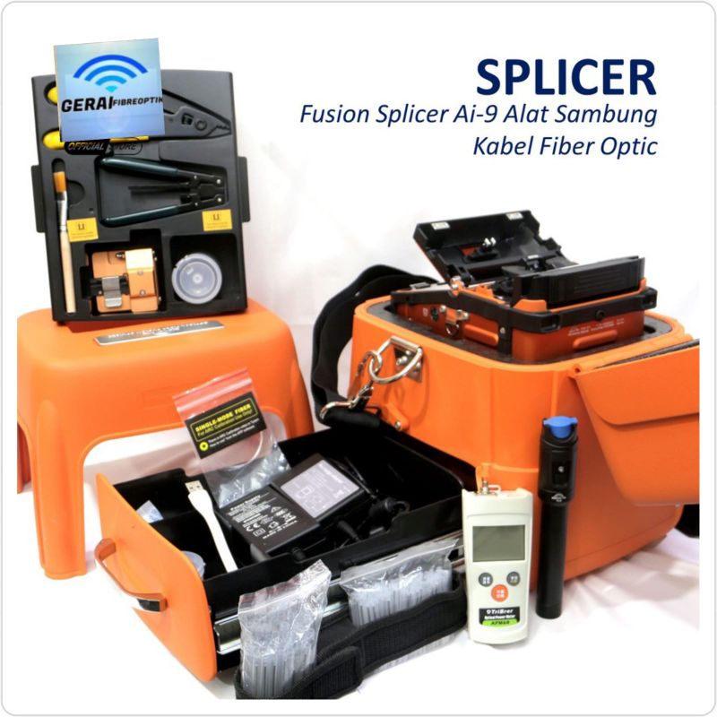 Tarmoc Fiber Optik Fusion Splicer AI9 Splicing FO AI9 (Splicing)