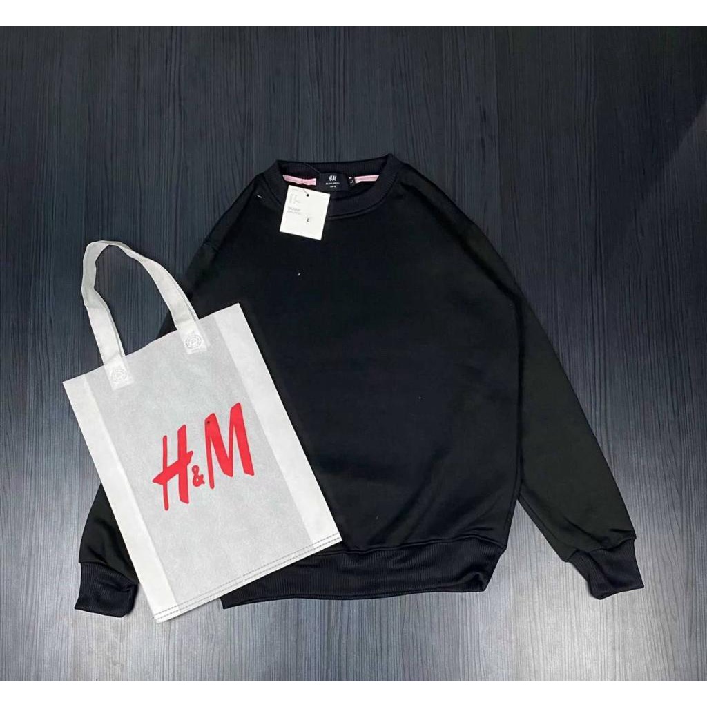 sweater crewneck H*M polos unisex frebag
