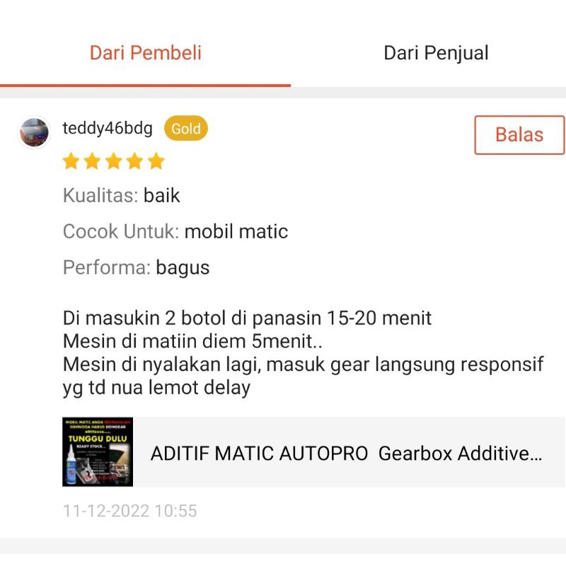 TRANSMISI MATIC GC GEARBOX ADDITIVE AUTOPRO 75 ML ANTI JEDUG ANTI NGELOS ANTI DELAY LEBIH BERTENAGA