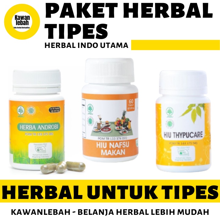 Paket Herbal Tipes Tifus HIU Thypucare Nafsu Makan Herba Androbi