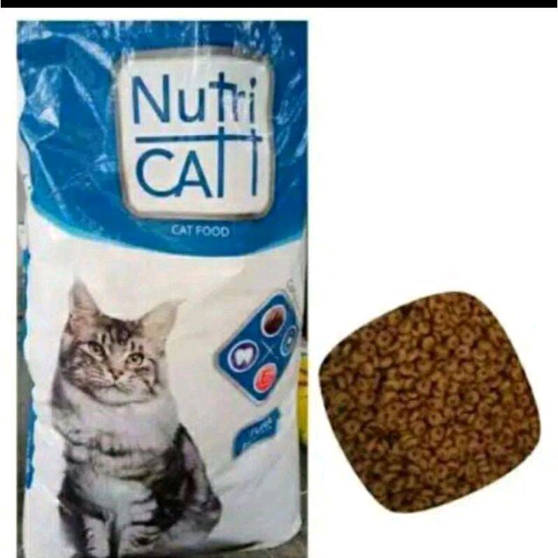 Nutri Cat Tuna adult repack 1kg | makanan kucing dewasa Nutri cat bentuk donat