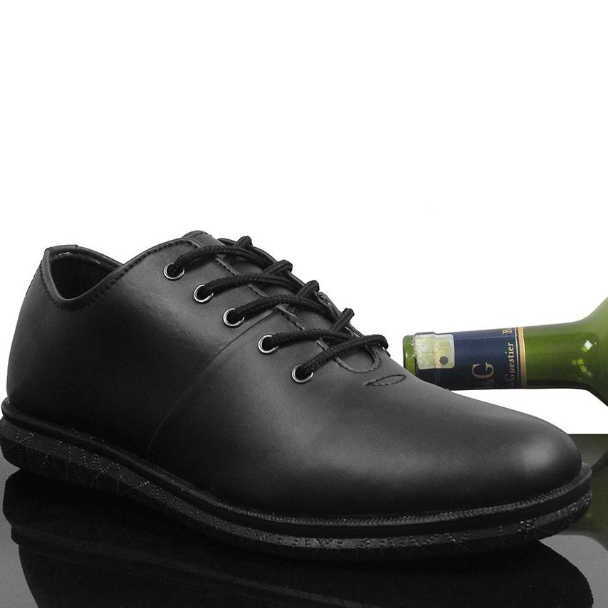 PYA.11De22ᴿ ‣ Sepatu Pria Walkers Venom Hitam Casual Formal Kerja - Gratis Kaos Kaki