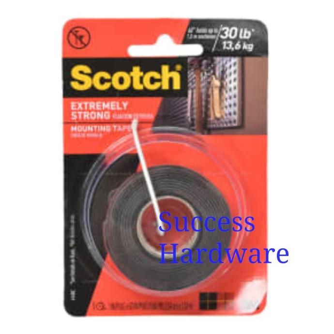 

SCOTCH DOUBLE TAPE EXTREMELY STRONG 13.6KG EXTREME STRONG MOUNTING 1IN