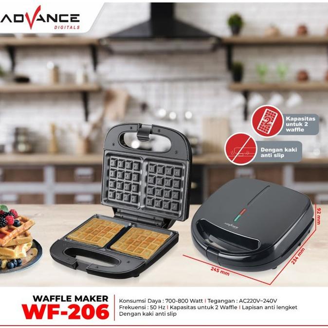 Advance WF-206 Waffle Maker Pembuat Wafel