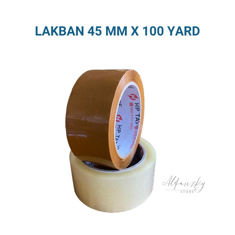 

Lakban Bening Coklat 45 × 100 Yard - Lakban OPP 2 Inch