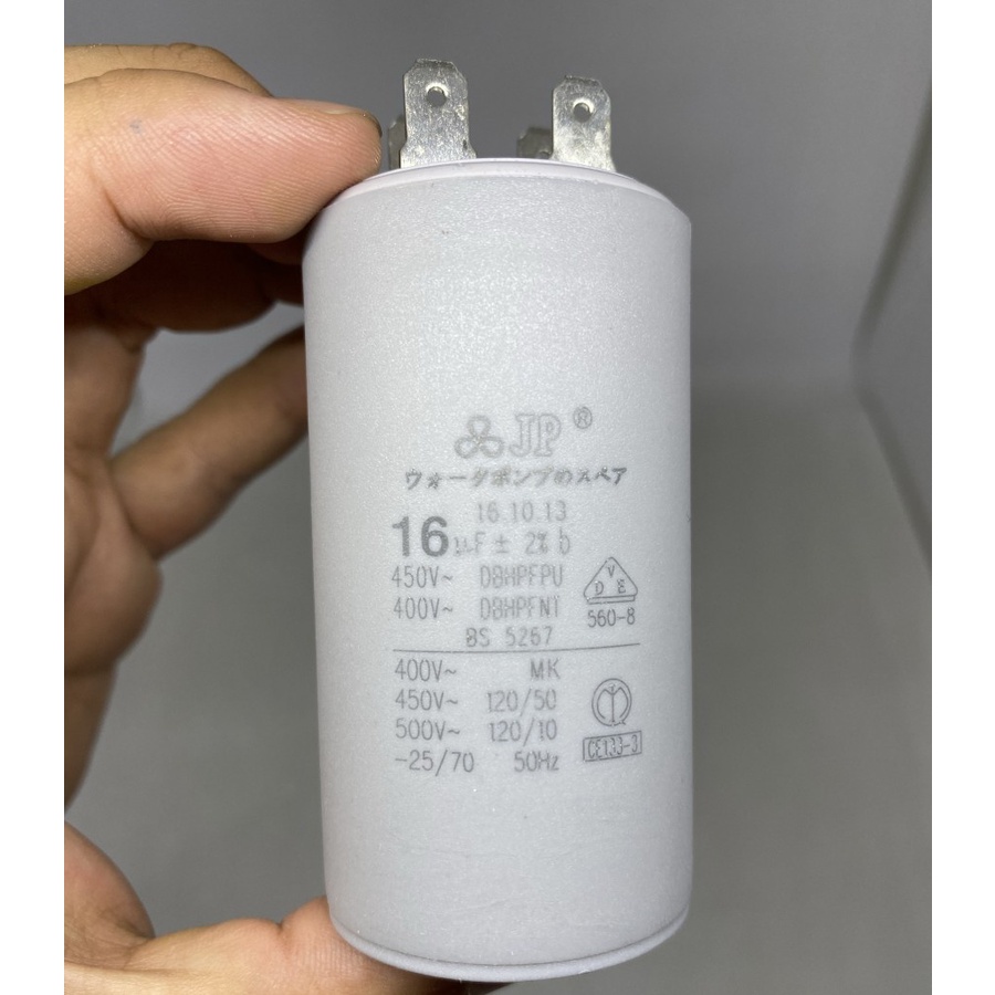 Baru Kapasitor Bulat Colok Jp 16Uf Capacitor 16Mf 16 Uf 16 Mf Mikro