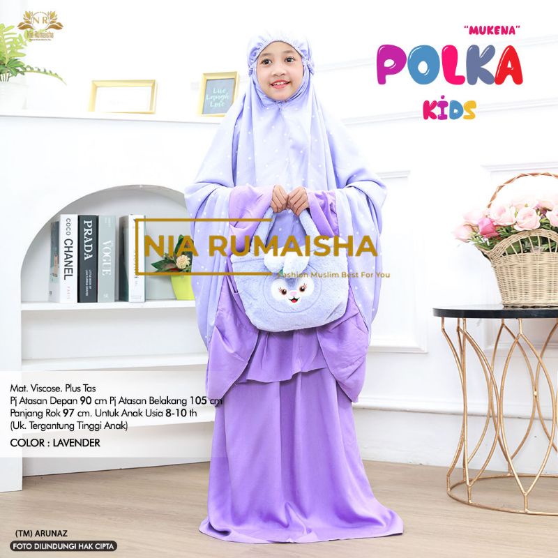 Mukena Anak Polka Kids by Nia Rumaisha
