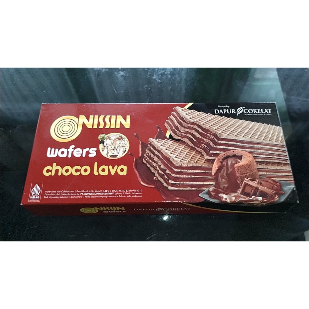 

Nissin Wafer Cream Dapur Cokelat Choco Lava 160g