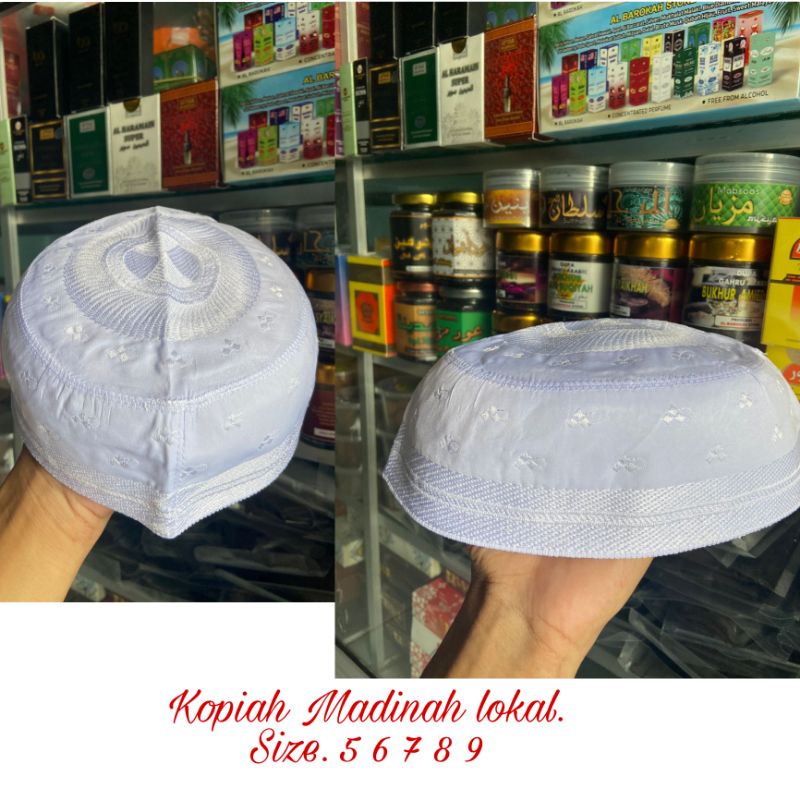 Kopiah Madinah lokal/kopiah bugis Madinah
