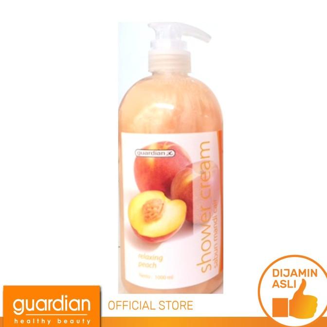 PROMO SERU (BISA COD) Guardian Shower Cream Relaxing Peach 1 L TERLARIS TERPERCAYA ORIGINAL ASLI