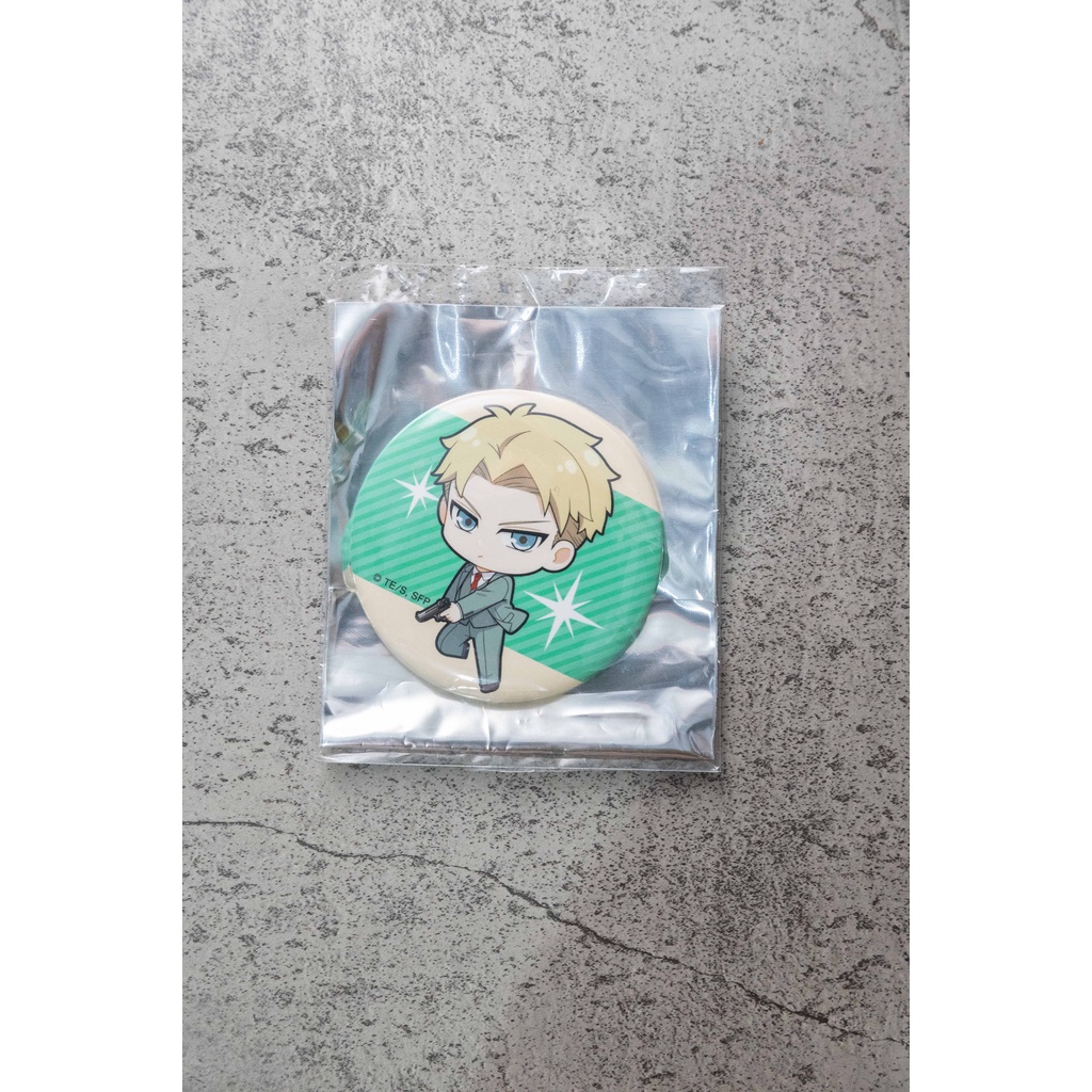 SPY x FAMILY Tekutoko Can Badge Pin Loid Forger Twilight Bell House