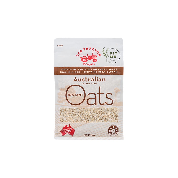 

✿ BISA COD✿ Red Tractor Organic Australian Instant Oats Creamy Style 1kg