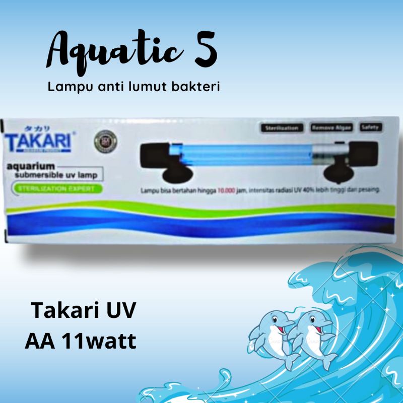 PROMO MURAH Lampu Anti Lumut Bakteri TAKARI UV 11WATT