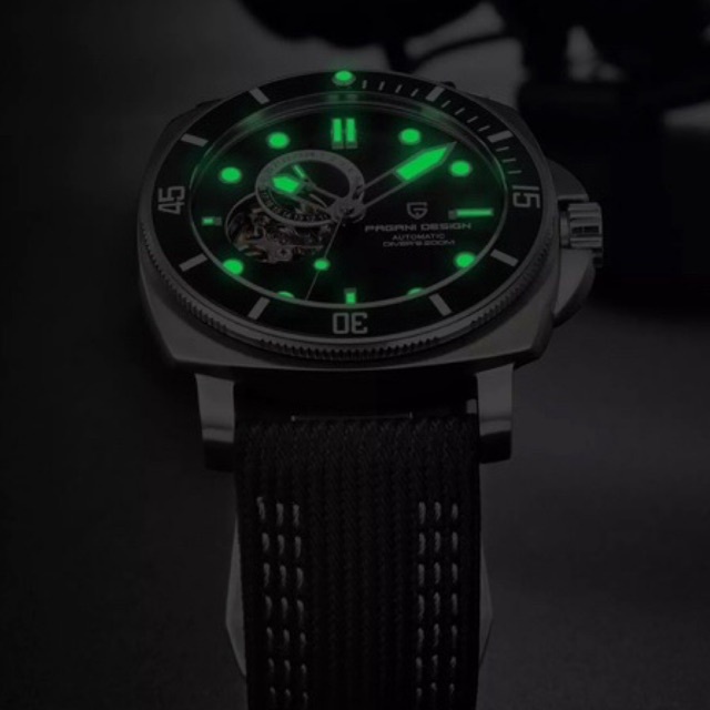 Pagani Design PD1736 Marine Sporty Strap Nato dan Kulit