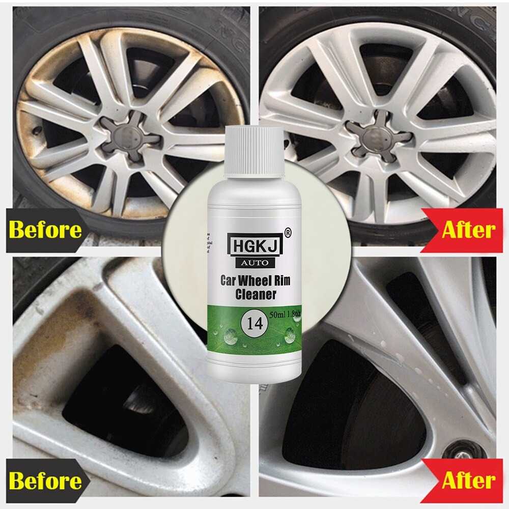 ( 100% BARANG ORI ) HGKJ Cairan Pembersih Velg Mobil Car Wheel Rim Cleaner 20ml - HGKJ-14