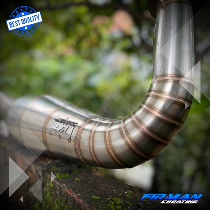 KNALPOT NINJA R RR STENLIS STAINLESS MODEL X1 ORIGINAL AITECH