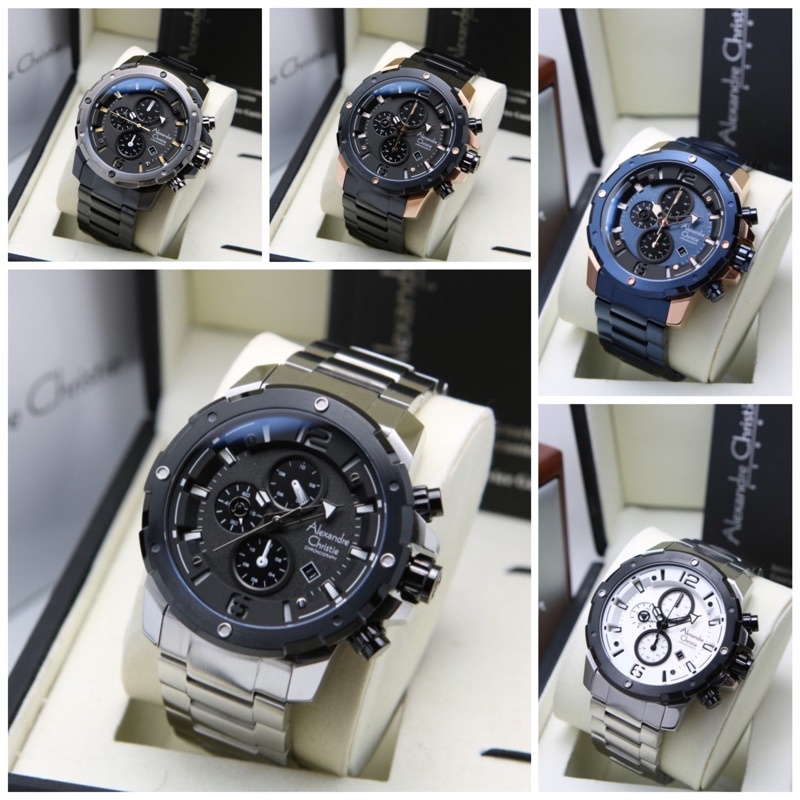 JAM TANGAN PRIA ALEXANDRE CHRISTIE AC 6410 ORI!! MURAH MERIAH GARANSI RESMI!!