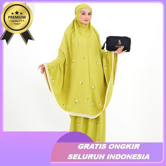 Mukena Hawwa Katun Paris Mix Renda Import / Mukena Mewah / Mukena Exclusiv / Mukena Jumbo Mungkena R