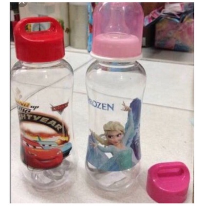 NUZ My Bottle Botol minum 1104 BPA FREE / botol minum dot susu karakter doraemon hello kitty frozen pony TAKASIMURA STORE-4