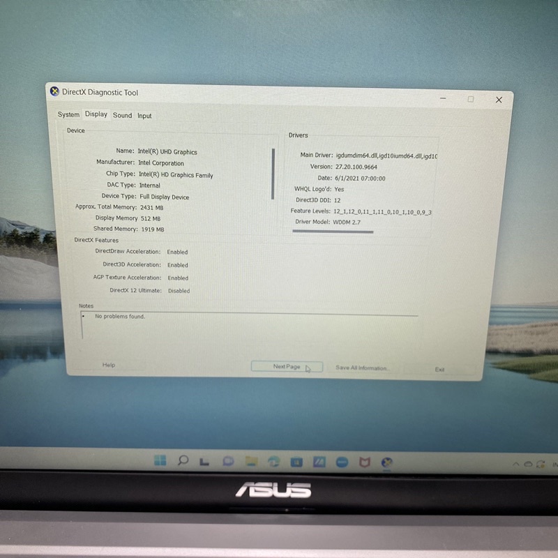 ASUS Laptop A516K 4/512 Resmi