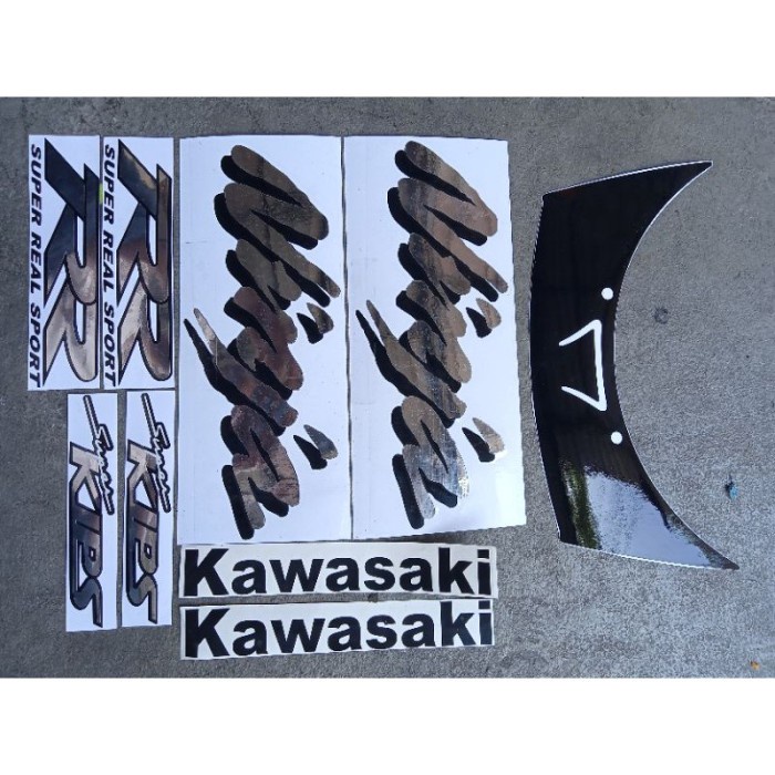 

STRIPPING/CUTTING STICKER NINJA RR OLD SILVER