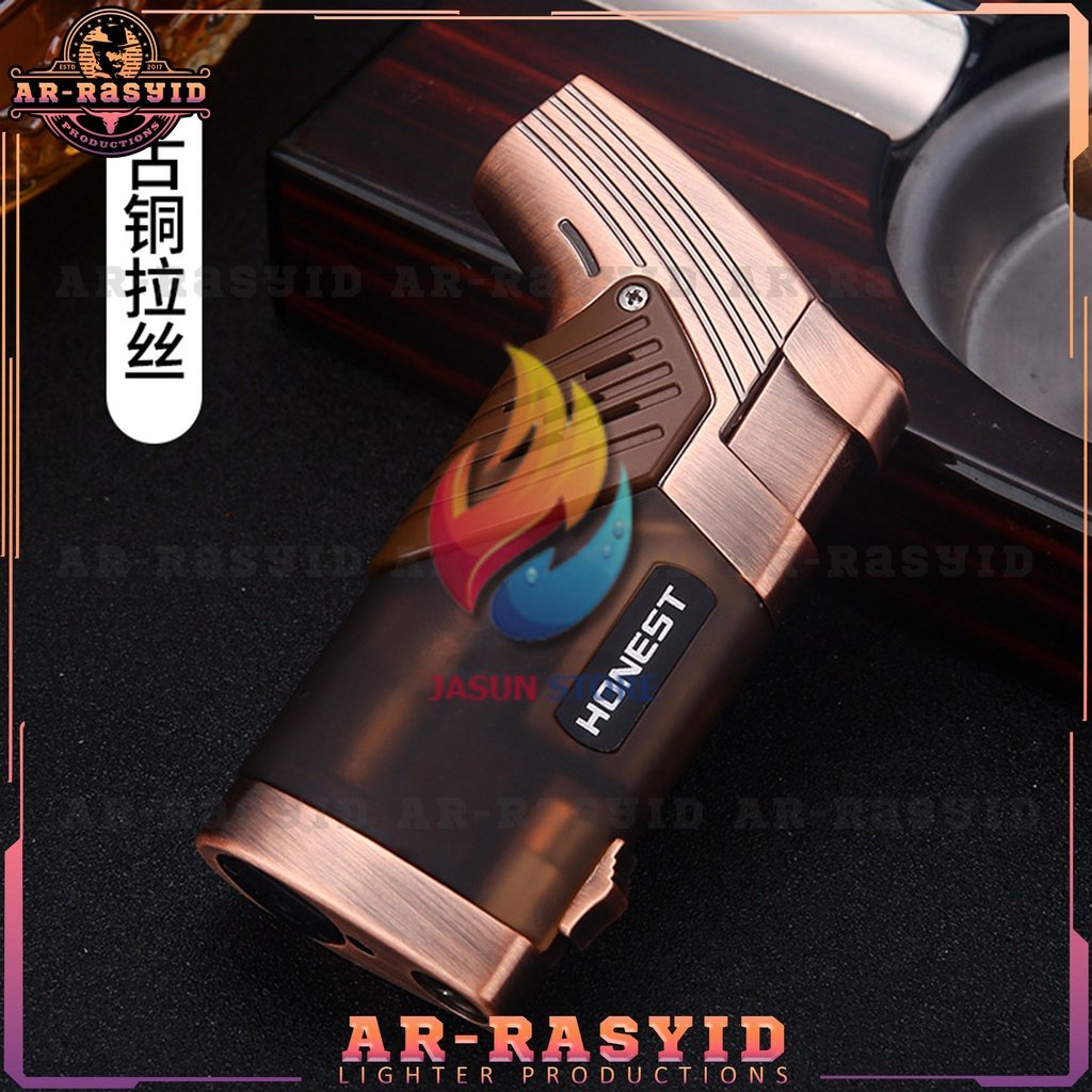 BISA COD! Korek Api Las Gas 2 Api Honest Lighter BCZ 776-1