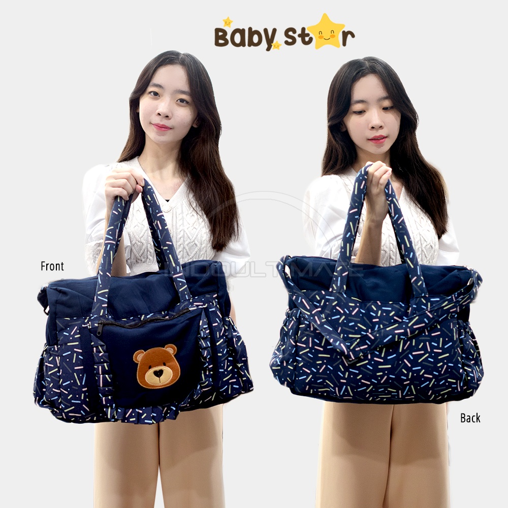 BY-147 Diapers Bag Newborn Tas Bayi Baru Lahir Tas Popok Bayi Tas Perlengkapan Melahirkan Tas Bayi Jumbo BY-149 / GBS-100 / BY-481 / BY-6088