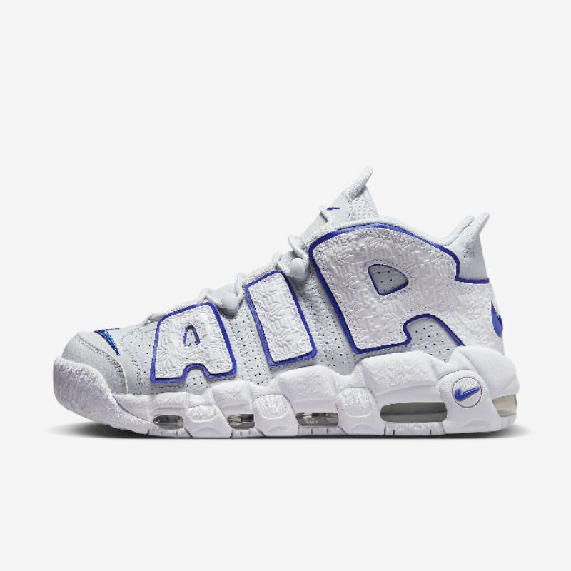 Nike Air More Uptempo 96 EMBOSSED WHITE ROYAL BLUE