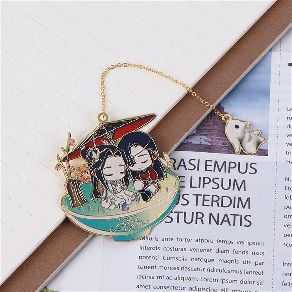 Mxbeauty Bookmark Anime Perlengkapan Sekolah Siswa Wei Wuxian Lan Wangji Mo Dao Zu Shi Kertas Cilp