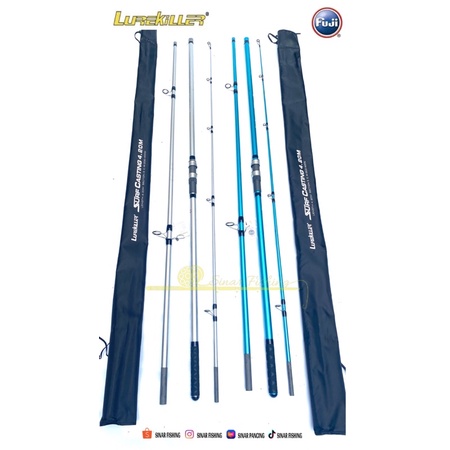Joran Surf Karangan Rockfishing Kaku Japan Lurekiller Surfcasting Cw 200-400gr Fuji