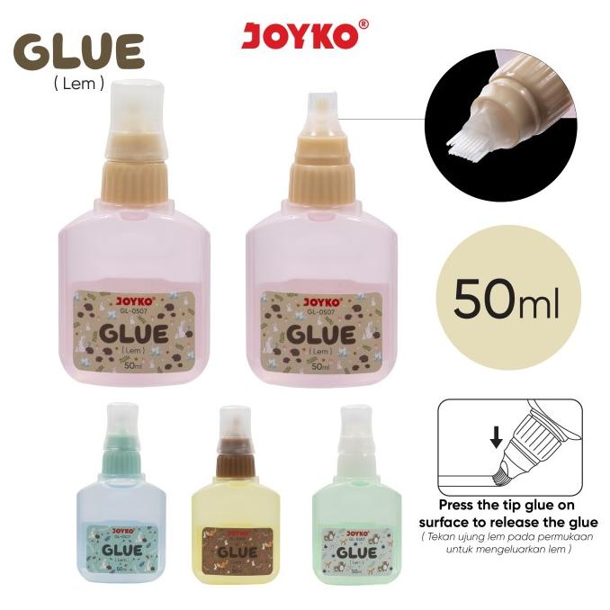 

Liquid Glue Lem Kertas Cair Joyko GL-0507 50ml