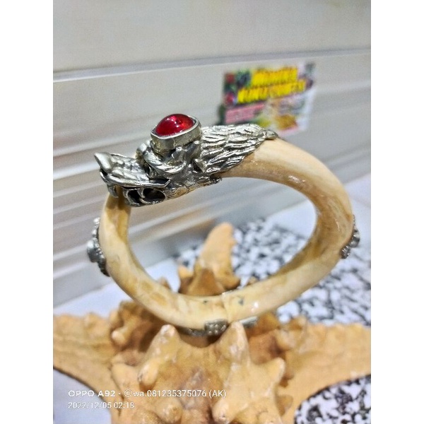 GELANG AKAR BAHAR PUTIH FARIASI NAGA BALI BERKUALITAS