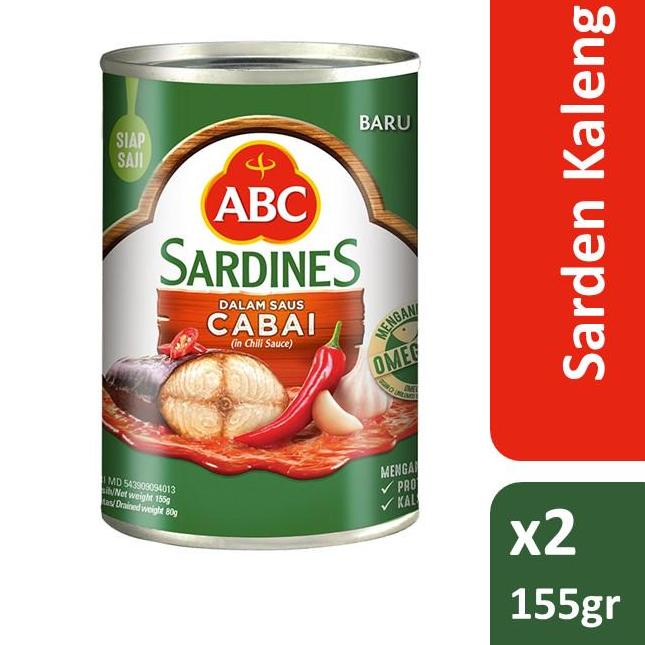 

Produk Keren ABC Sarden Saus Cabai 155 g x 2 pcs Q72 ➭