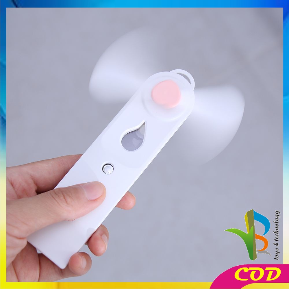 RB-K64 Kipas Angin Nano Spray USB Portable Kipas Angin 2 in 1 dengan Humidifier Pocket Fan USB Rechargeable