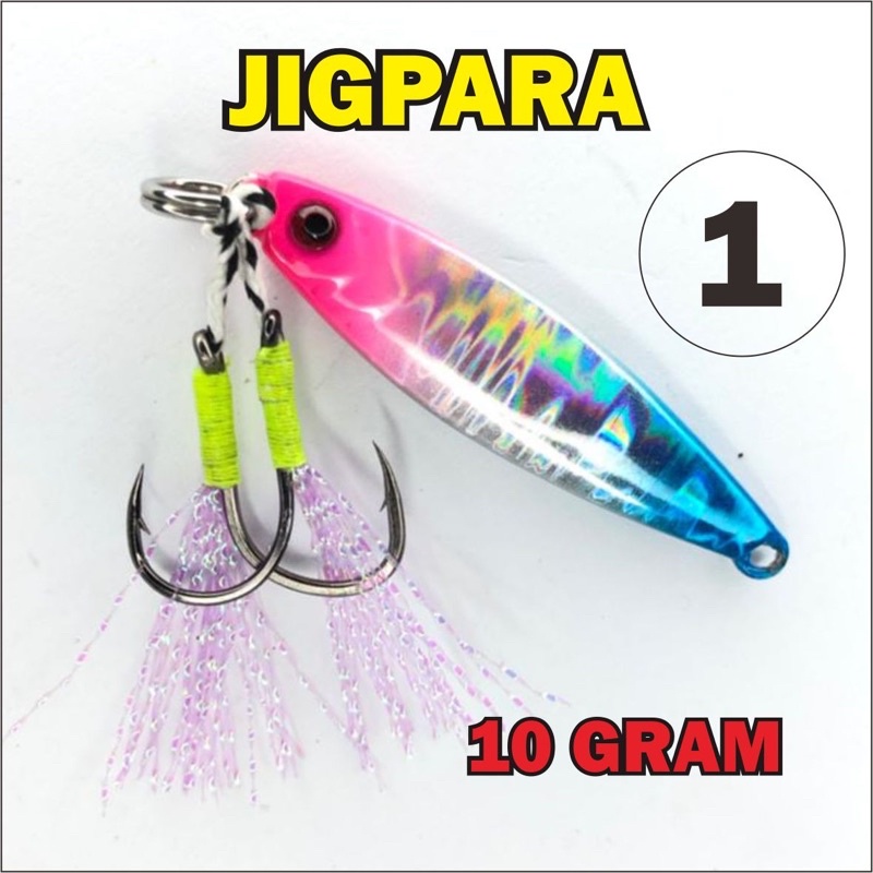 Micro jig 10 gram jigpara Umpan Casting