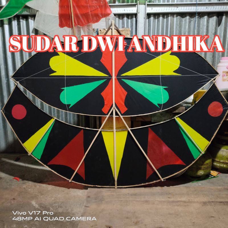 layangan gapangan 1.5meter motif