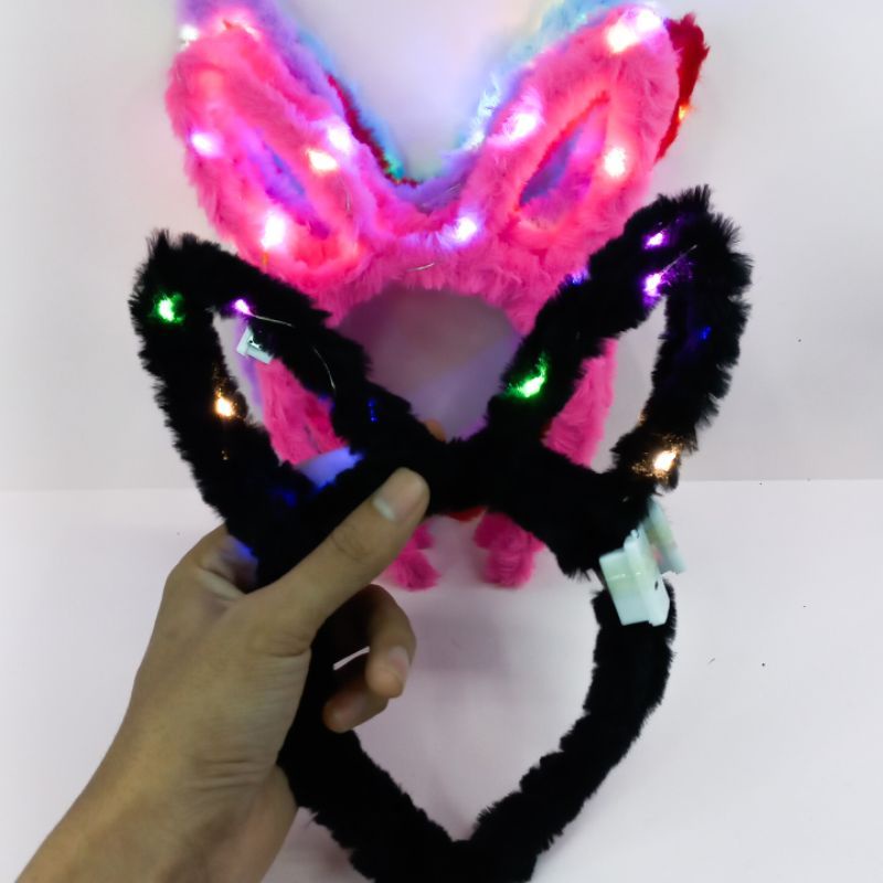 Bando Led Bando nyala Bando Rambut Kekinian Bando Viral Bando Kelinci