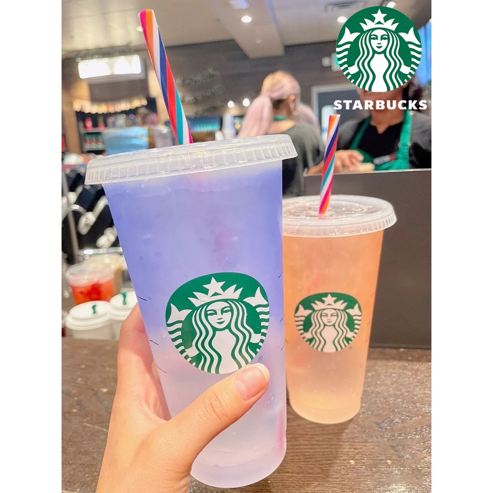 Starbucks Color Changing Cups 5 Colour Reusable Tumbler Cup Original Box Starbuck